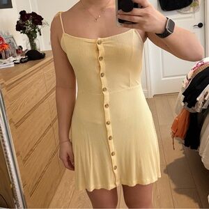 topshop yellow dress